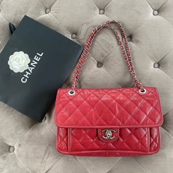 🛑SOLD🛑Chanel classic french riviera flap Shoulder Bag - Picture 2 of 14